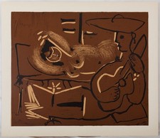 Pablo PICASSO : Femme couchée