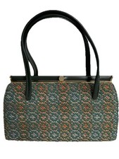 Borsa a mano vintage verde