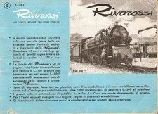 Catalogo Rivarossi 1962-63