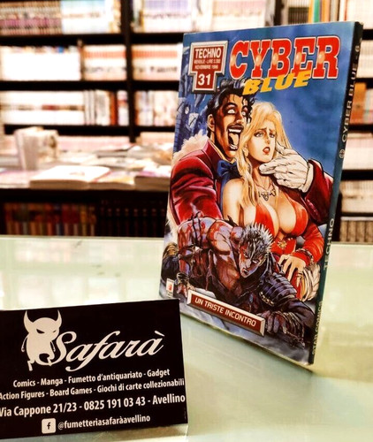 Cyber blue star - star, comics