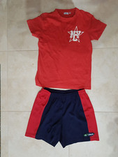 Lotto 1793 abbigliamento bambino pantaloncino, maglietta rossa 11/12 anni