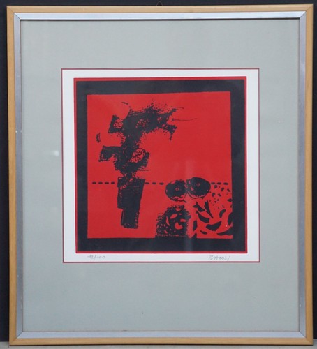 Manlio bacosi litografia - litografia, con