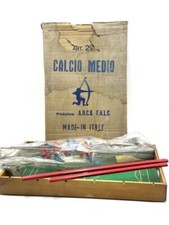 CALCIO CALCETTO MEDIO IN LEGNO E FERRO ARCOFALC 1970 Raro Nuovo In Box #NIB QQ