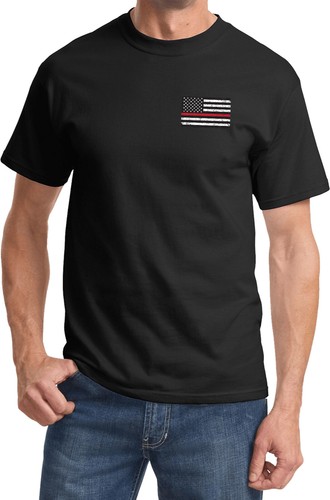 Shirt pompiere linea rossa - t-shirt,