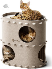 Fur Cat Kennel, 2 Tier Bed Cat