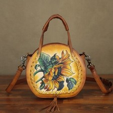 Hand Painted Genuine Leather