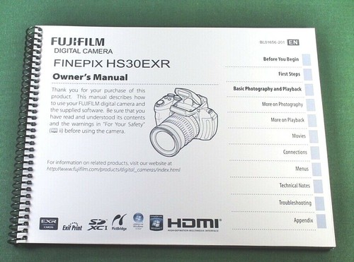 Fujifilm finepix hs30exr - fujifilm,