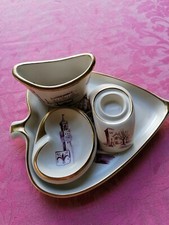 Servizio da fumo ceramica anni