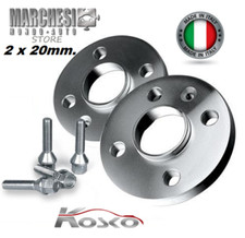 COPPIA DISTANZIALI RUOTE 20 MM. MINI COOPER (F56-F57) 2014-> BULLONI INCLUSI