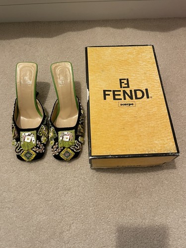 Mules fendi taglia - mules, 35,5