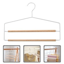  Grucce Appendiabiti Per Pantaloni Stampelle Organizzatore Abbigliamento