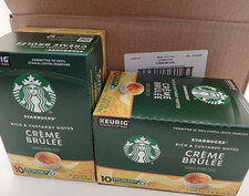 Starbucks Creme Brulee K-Cups numero 40 | cialde Keurig | caffè aromatizzato