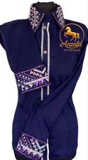 Western Show Shirt Donna Giacca Spettacolo Cavallo per Spettacolo Equitazione