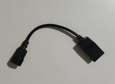 CAVO CONVERTITORE da IEC VDE MASCHIO ADATTATORE a PRESA EUROPEA ITALIANA FEMMINA