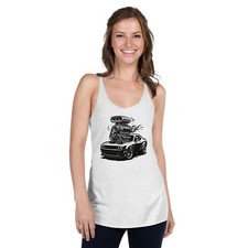 Women's Racerback Blown Hemi Challenger Tank Top