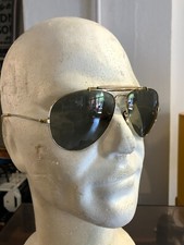 Occhiali originali Bausch & Lomb Ray-Ban Vintage Aviator lenti nuove aviatore