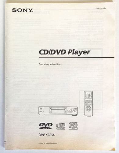 Sony dvp s725d dvd - sony, dvp-s725d