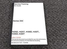 Linde H30T Serie 393 Carrello