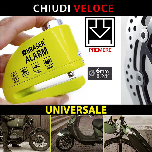 Lucchetto antifurto moto - antifurto,
