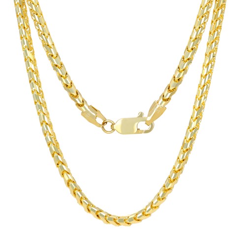 Collana franco oro giallo - collana, d'oro