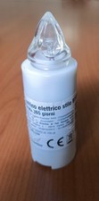 Lumino votivo usa e getta, durata 365 giorni, luce led bianca effetto fiamma 