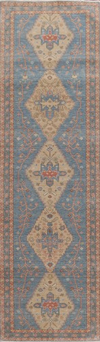 Tappeto runner turco blu 3x12 - blu,