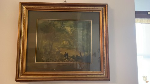 Quadro olio tela - su, paesaggio