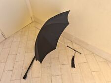 ANTICO OMBRELLO VINTAGE D'EPOCA MANICO ARGENTO an01