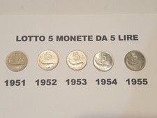 Repubblica Italiana Lotto di 5