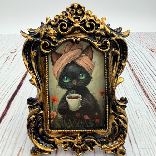 Stampa artistica caffè gatto