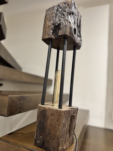 Lampada legno - in,