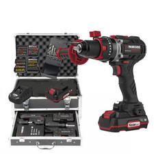 Set Avvitatore Trapano a Percussione a Batteria PARKSIDE 20 V PSBSAP 20-Li