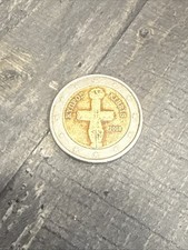 moneta 2 euro rara Cipro 2008