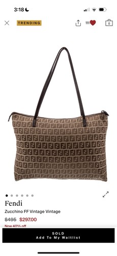 Fendi zucchino vintage - fendi,