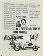 1966 Martini & Rossi Jim Clark