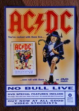 AC/DC original UK NO BULL LIVE