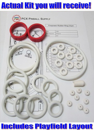 Kit anelli gomma flipper - anelli,