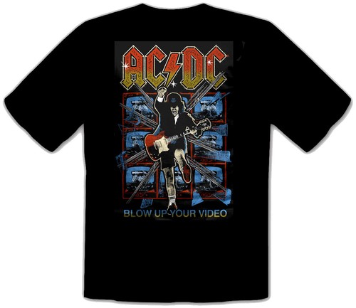 Acdc shirt nera dc - t-shirt,