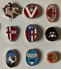 NEW lot 9 pins di club italiani di calcio