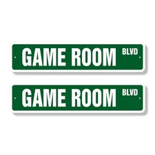GAME ROOM Street Sign (2 Pack)