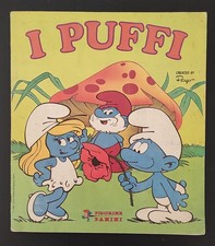 ALBUM FIGURINE PANINI COMPLETO I PUFFI 1983 IN OTTIME CONDIZIONI
