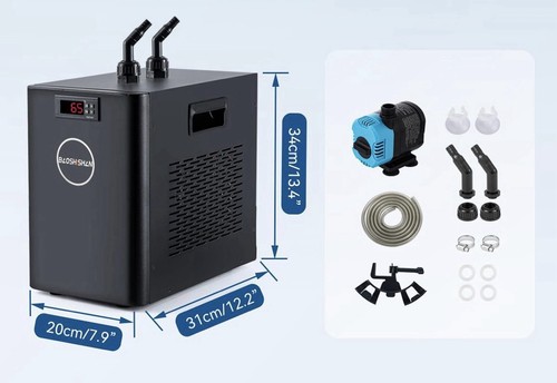 Refrigeratore acquario 42gal - acquario,