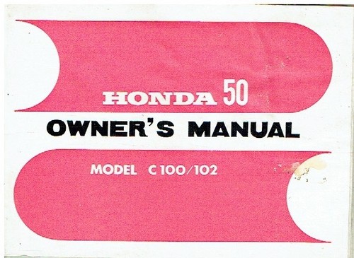 Honda 50cc modello c100 c102 - e,