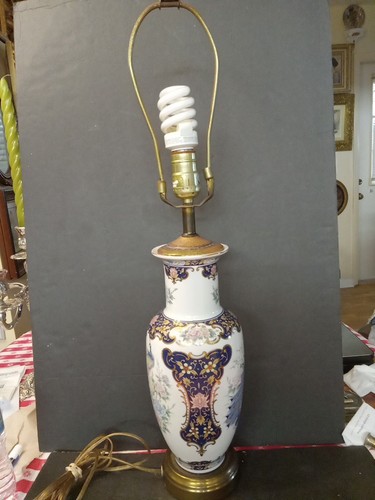 Lampada vintage porcellana - lampada,