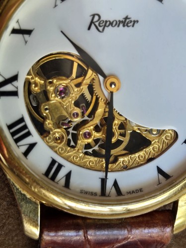 Orologio polso scheletrato - da,