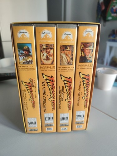 Indiana jones box vhs della - 4,