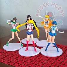 SAILOR MOON FIGURES SERIE COMPLETA 5 PERSONAGGI DOLL SET ETERNAL MANGA PREZIOSI