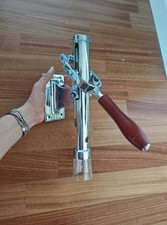 CAVATAPPI A MURO Professionale bar EVA Design Acciaio Cromato Manico Legno Nuovo