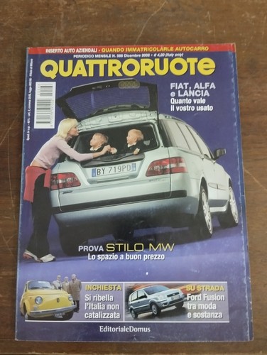2002 quattroruote dicembre - quattroruote,