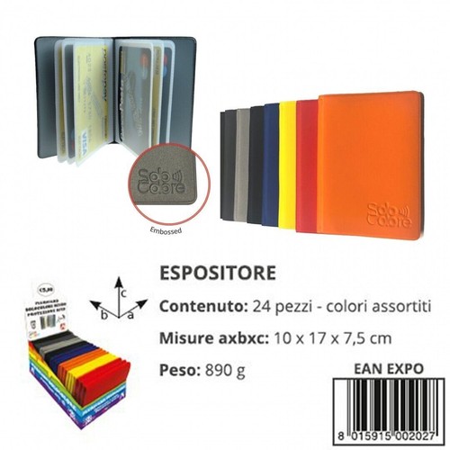 Portacard rfid colorato porta - colorato,